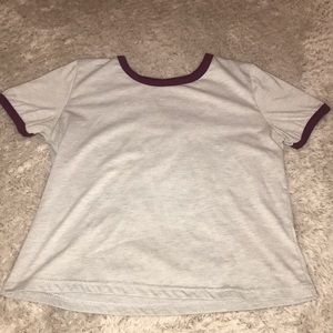 Grey short sleeve t-shirt